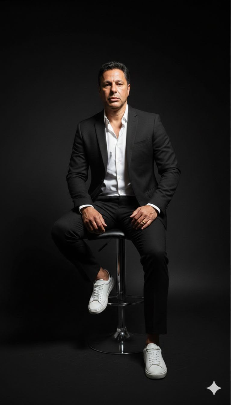 Tony Montalvão, CEO e fundador da TNY Sports, em retrato editorial